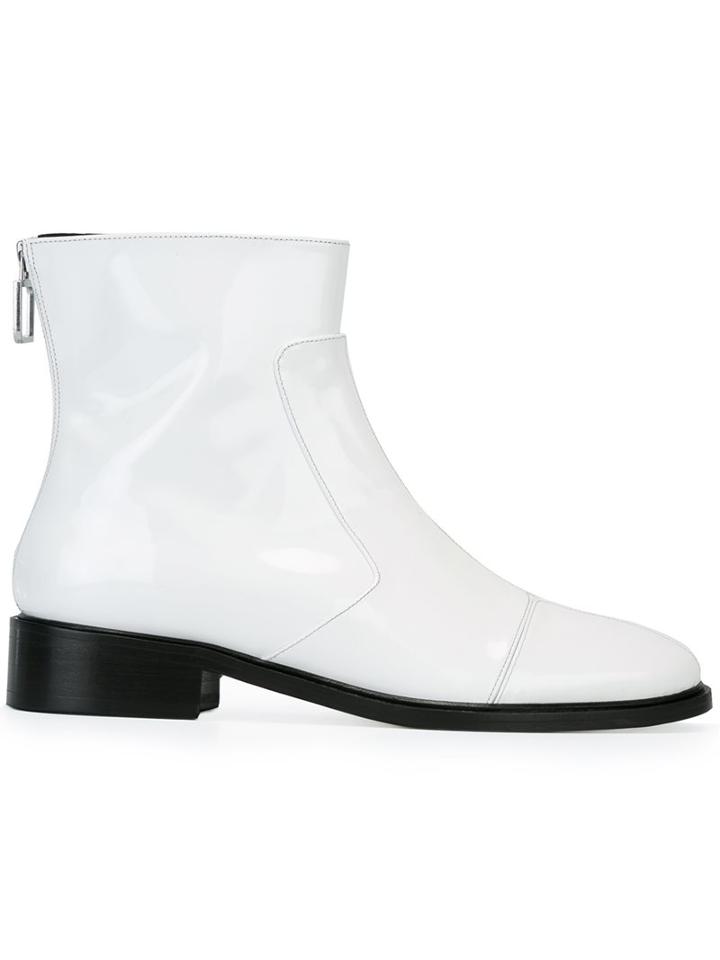 Courrèges Rear Zip Ankle Boots