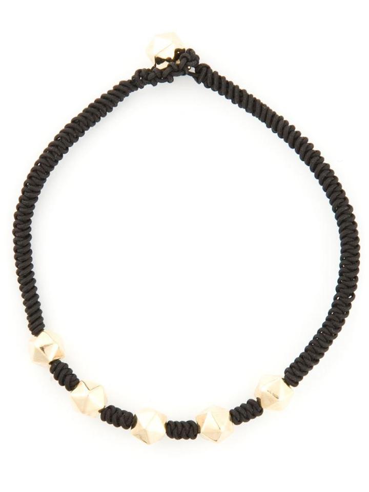 Luis Morais Gold Detail Thin Bracelet