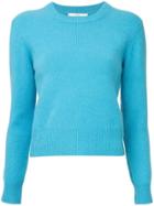 Tibi 100% Cashmere Pullover - Blue