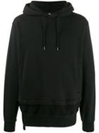 Stone Island Shadow Project Zip Trim Hoodie - Black