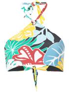 Patbo Halter-neck Tropical Bikini - Multicolour