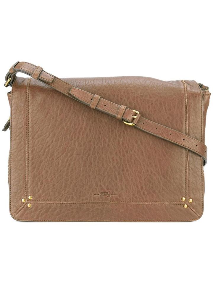 Jérôme Dreyfuss 'albert' Shoulder Bag, Women's, Brown, Calf Leather