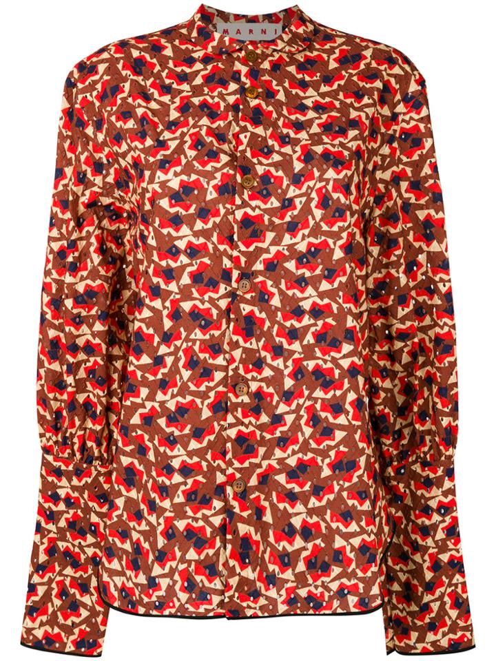 Marni Volume Sleeved Shirt - Multicolour