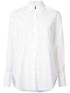 Rag & Bone Essex Poplin Shirt, Women's, Size: Small, White, Cotton/silk