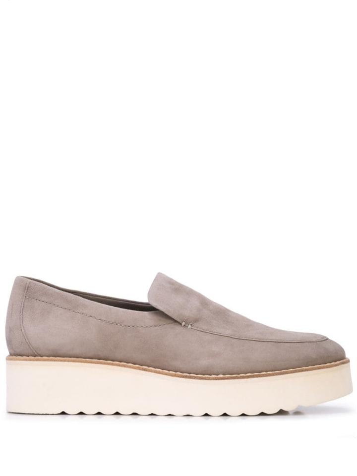 Vince Zeta Platform Loafers - Grey