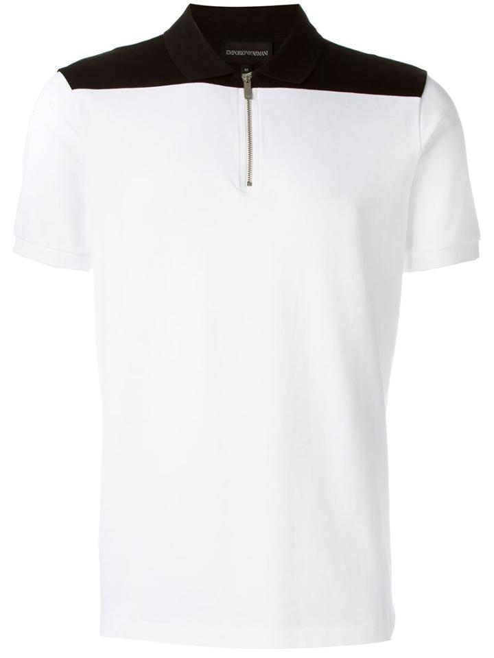 Emporio Armani Zipped Polo Shirt