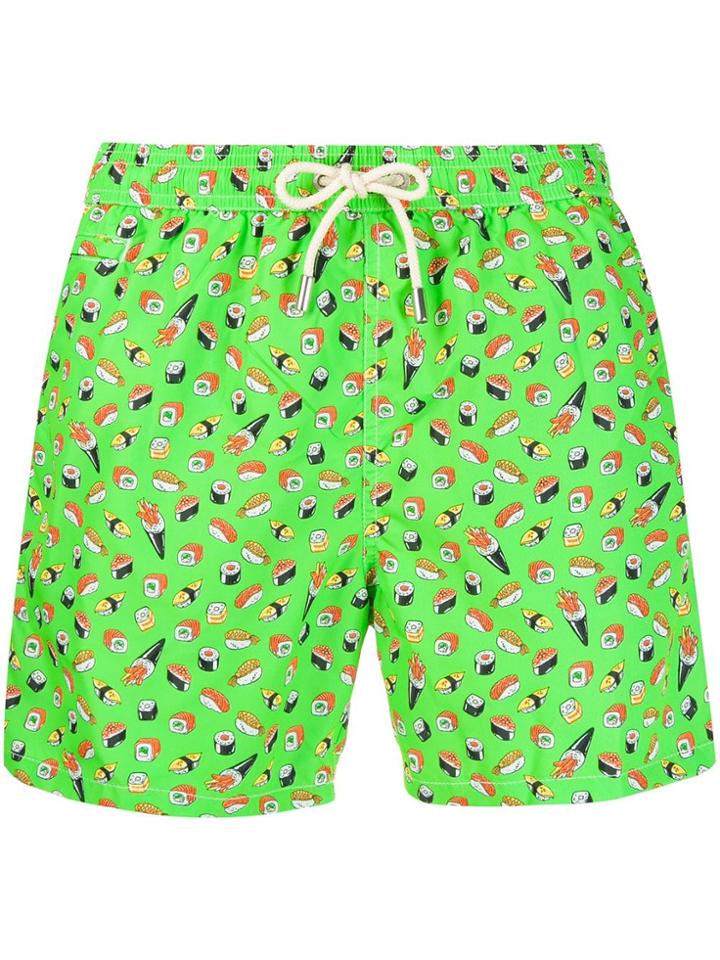 Mc2 Saint Barth Lighting Sushi Swim Shorts - Green