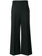 Philosophy Di Lorenzo Serafini High Waisted Flared Trousers - Black