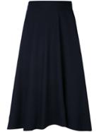 Estnation - Flared Midi Skirt - Women - Polyester - 38, Black, Polyester