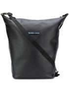 Prada Bucket Style Shoulder Bag - Black