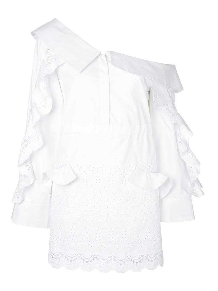 Self-portrait Off Shoulder Dress - White