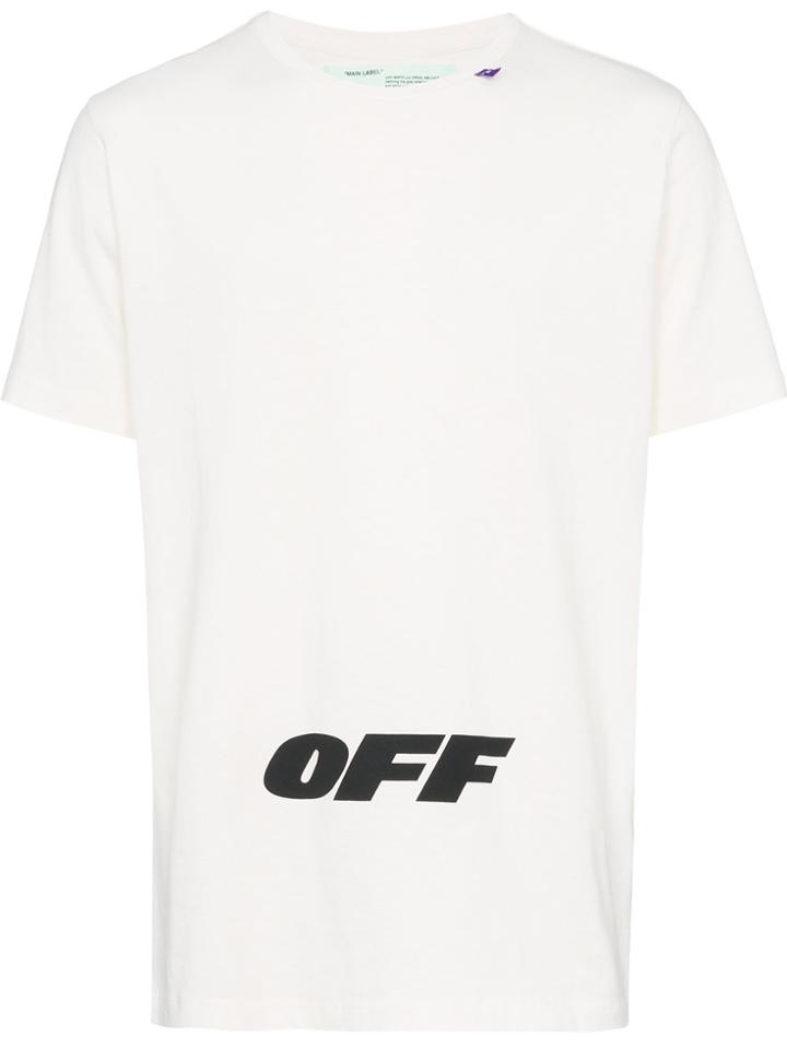 Off-white Wing Off Logo Print Cotton T Shirt