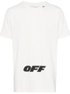Off-white Wing Off Logo Print Cotton T Shirt