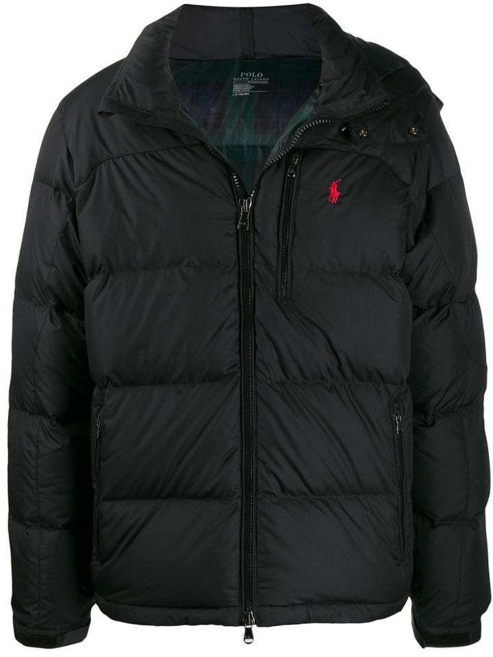 Polo Ralph Lauren Logo Puffer Jacket - Black