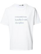 Undercover Quote Print T-shirt, Men's, Size: 1, White, Cotton