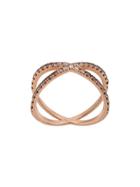 Eva Fehren 14kt Rose Gold The Fine Shorty Diamond Ring