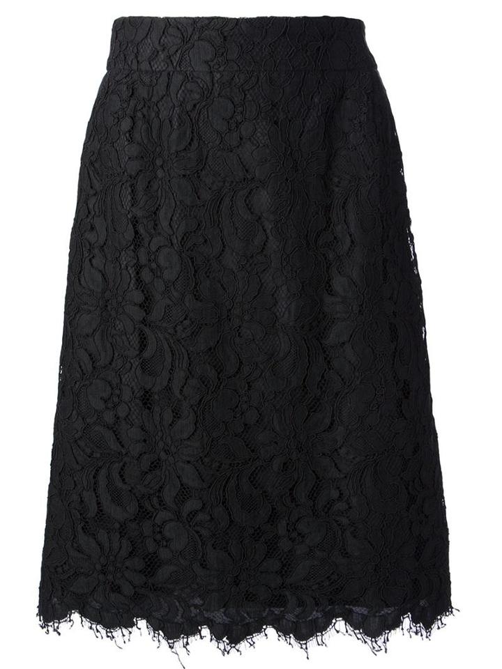 Christian Lacroix Vintage Floral Lace Skirt