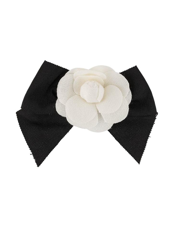 Edward Achour Paris Flower Brooche - Black