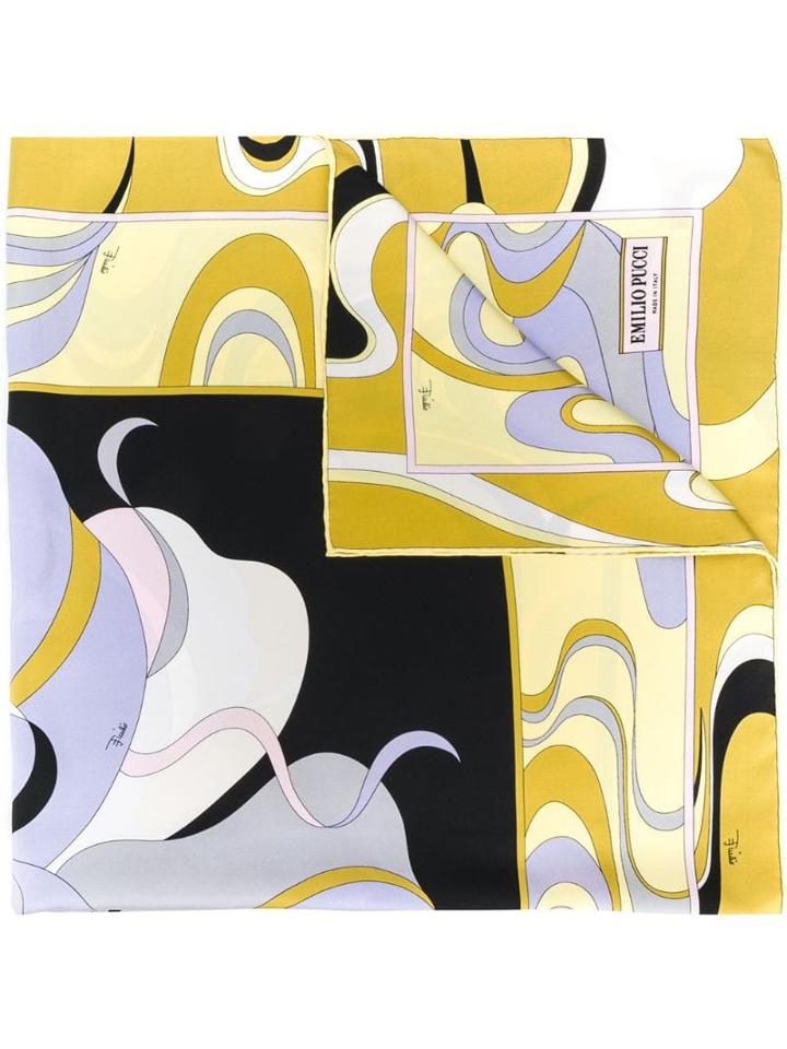 Emilio Pucci Hanami Print Carré - Yellow