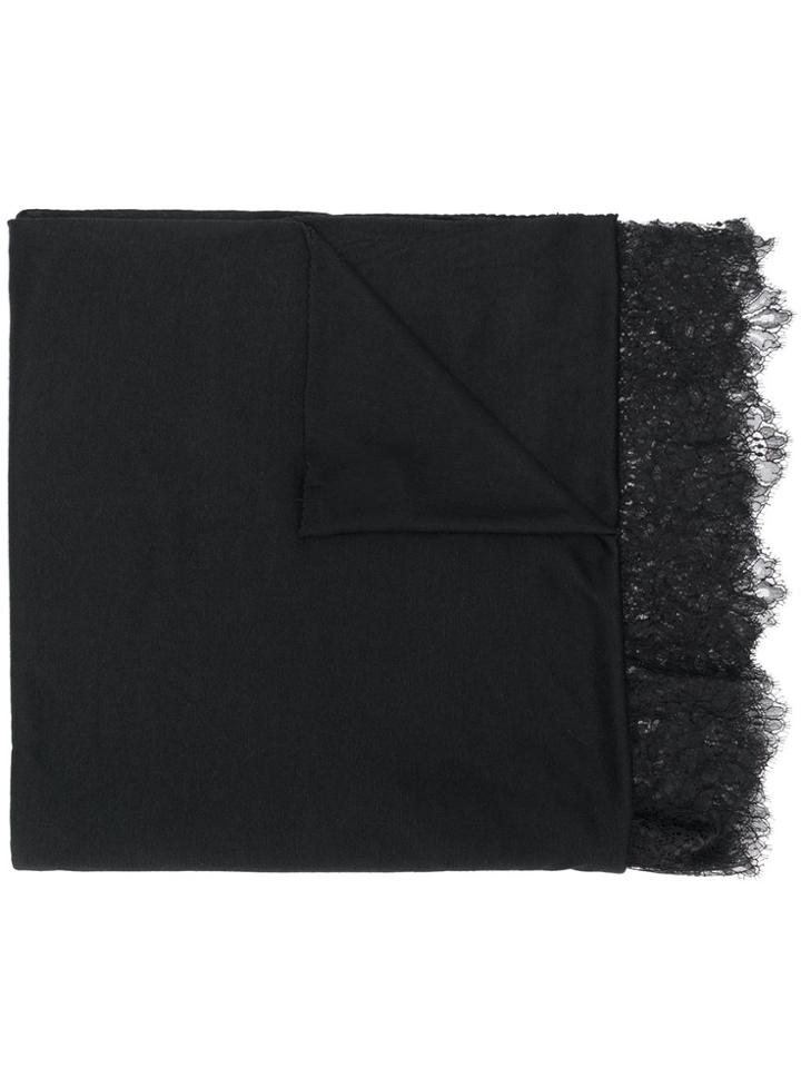 Ermanno Scervino Lace Scarf - Black