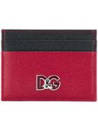 Dolce & Gabbana Logo Bi-colour Cardholder - Red