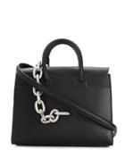 Paco Rabanne Tote Bag With Chain Detail - Black