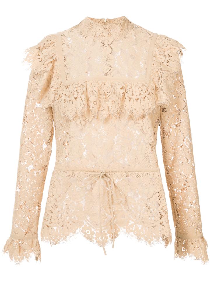 Ganni Jerome Blouse - Nude & Neutrals
