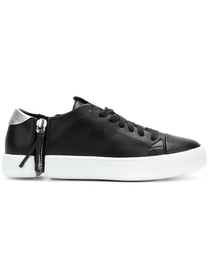 Diesel Side Zip Sneakers - Black