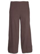 Vince Cropped Tailored Trousers - Brown