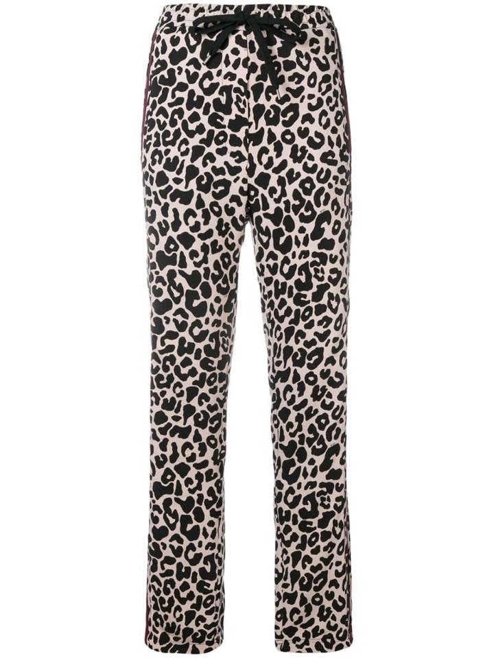 Nº21 Leopard Print Drawstring Trousers - Neutrals