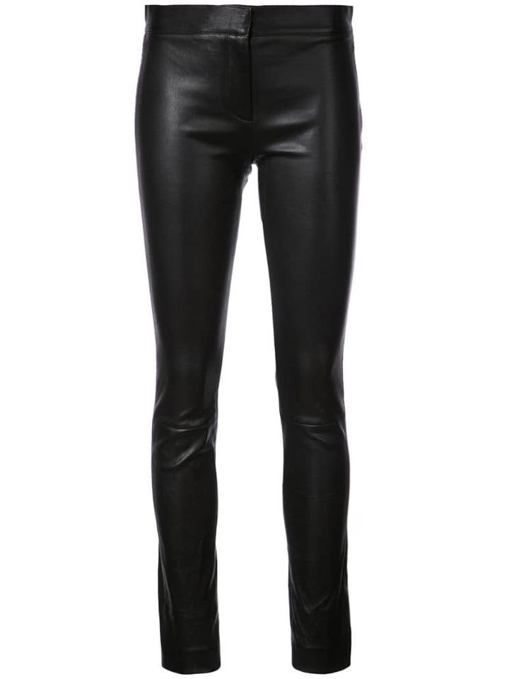 Derek Lam Leather Hanne Legging - Black