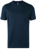 Eleventy - Classic Crewneck T-shirt - Men - Cotton - Xxl, Blue, Cotton