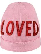 Gucci Wool Hat With Sequin Loved - Pink & Purple
