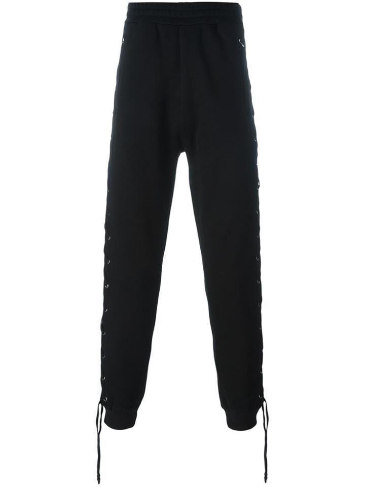 Faith Connexion Lace Detail Sweatpants - Black