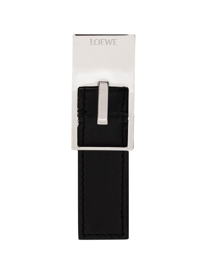 Loewe Metal Buckle Earring - Black