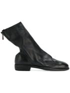 Guidi Slouchy High Ankle Boots - Black