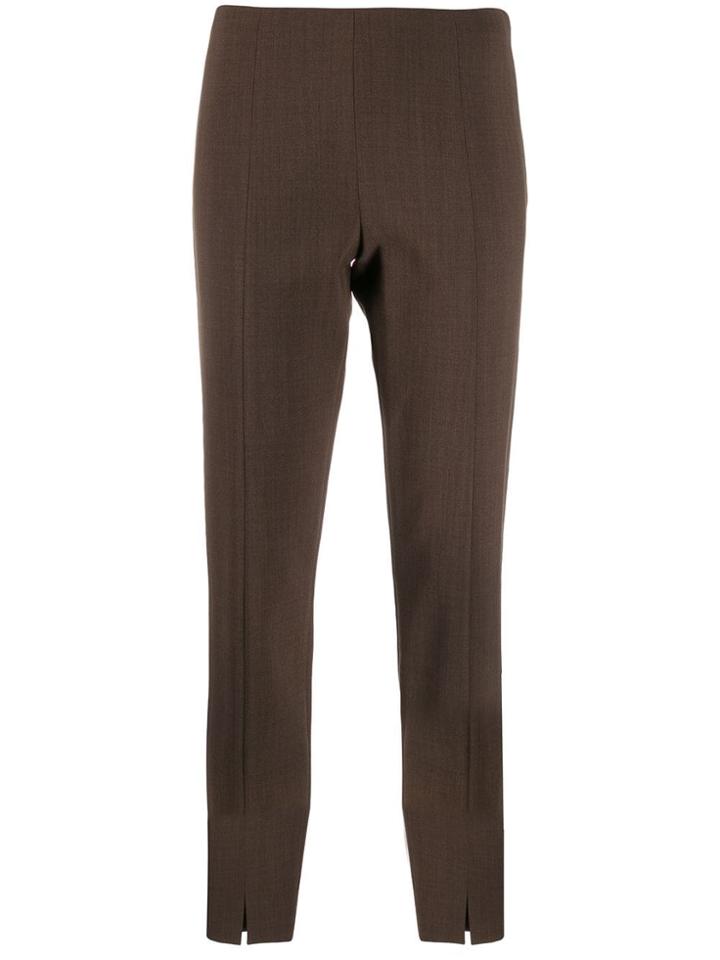 The Row Skinny Fit Trousers - Brown