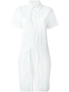 T By Alexander Wang Poplin Playsuit - White