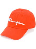 Champion Logo Embroidered Cap - Yellow & Orange