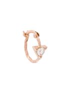 Maria Black Diamond Cut Viper Earring - Metallic