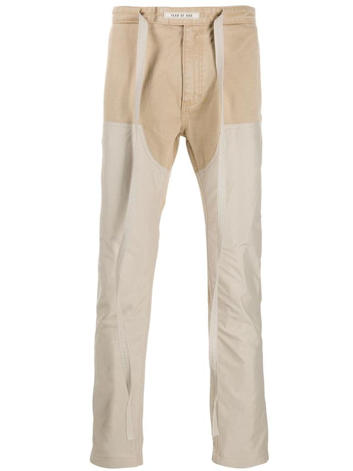 Fear Of God Panelled Trousers - Neutrals