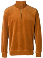 Stussy High Neck Sweatshirt - Yellow