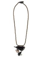 Camila Klein Embellished Pendant Necklace - Metallic