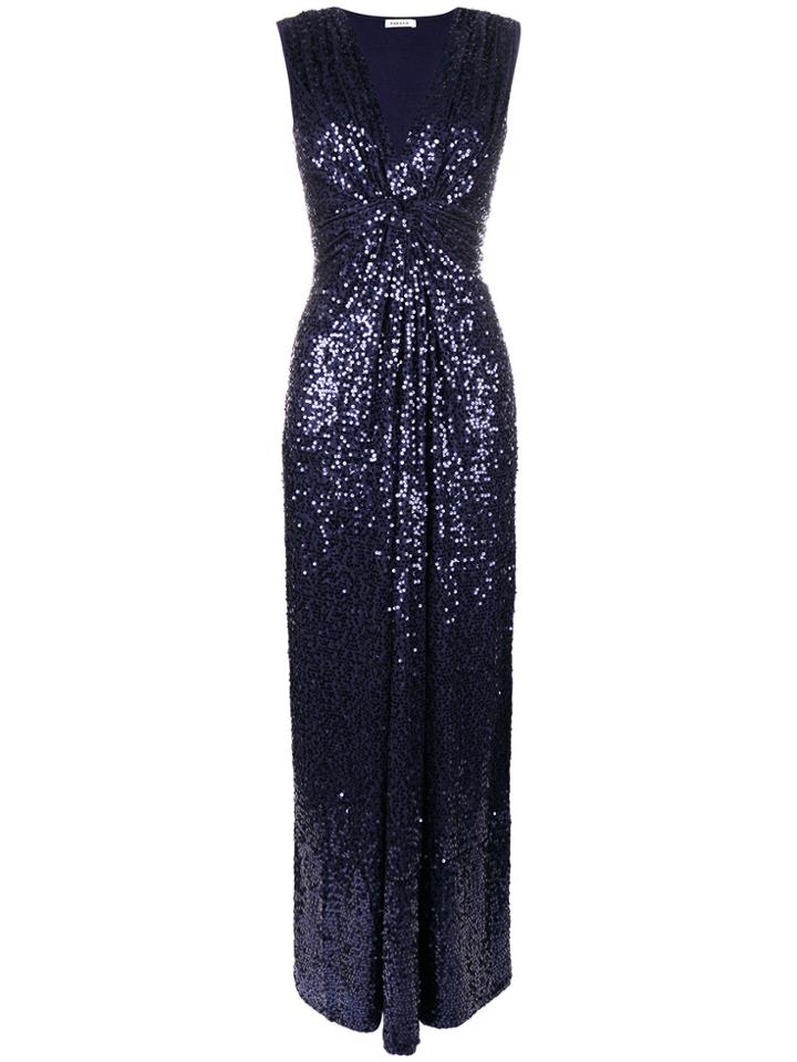 P.a.r.o.s.h. Sequin Embellished Dress - Blue