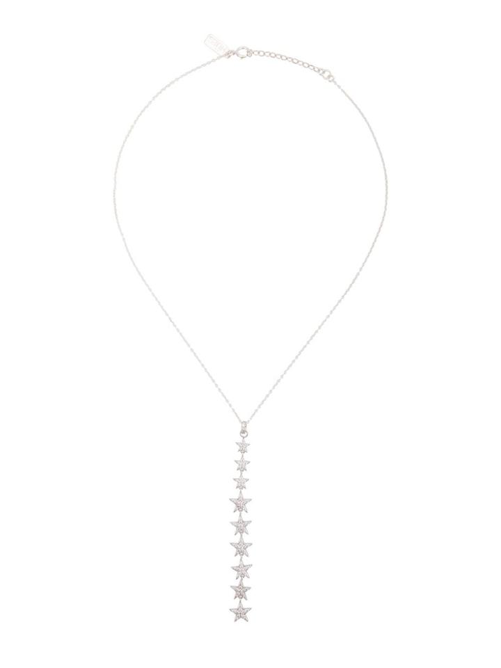 Hues Star Drop Necklace - Grey