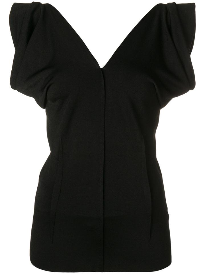 Chloé V-neck Top - Black