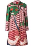 Red Valentino Fantasia Coat, Women's, Size: 36, Polyester/acetate
