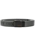 Yohji Yamamoto Logo Embossed Belt - Grey