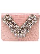 Gedebe Rhinestone Embellished Clutch