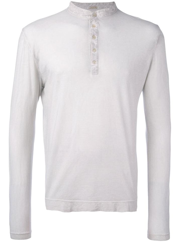 Buttoned Sweater - Men - Cotton - Xl, Grey, Cotton, Massimo Alba